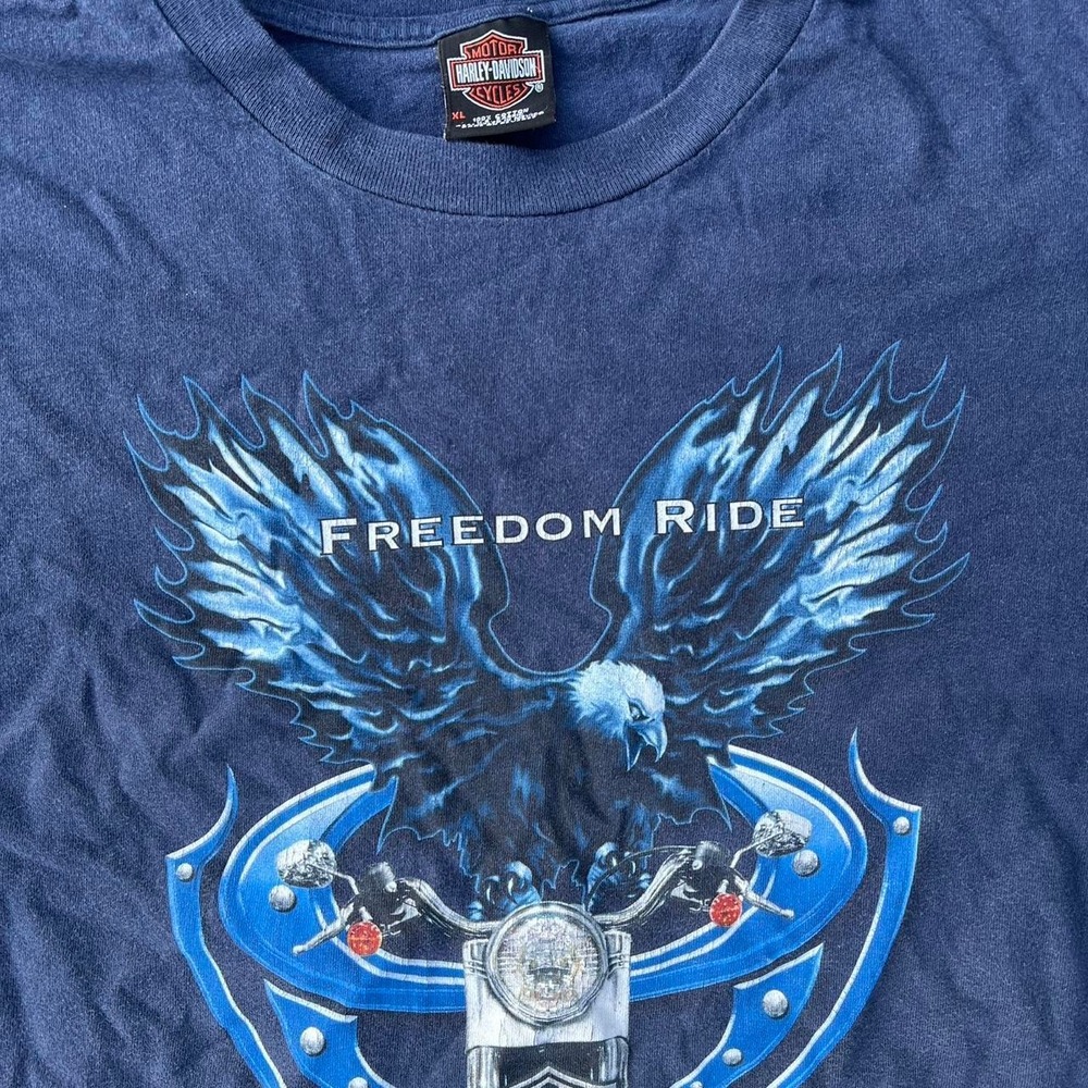1990s Harley Davidson Graphic AOP shirt size XL